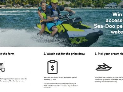 Bombardier Recreational Product - Win a BRP Vehicle Sweepstakes