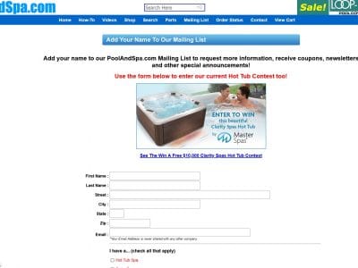 Pool and Spa - 2025 Dream Hot Tub Giveaway Contest